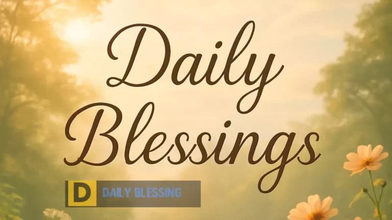 daily blessings and wishes