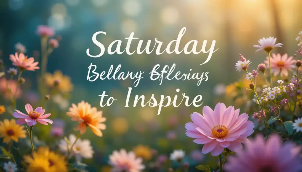 Saturday Blessings