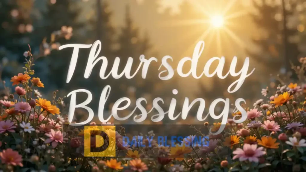 Thursday Blessings