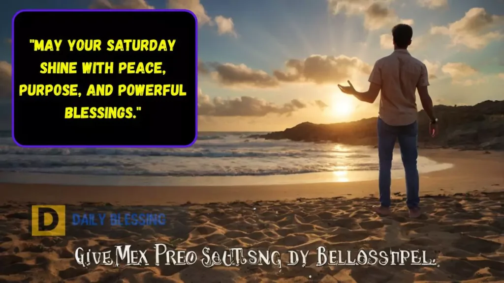Weekend Saturday Blessings