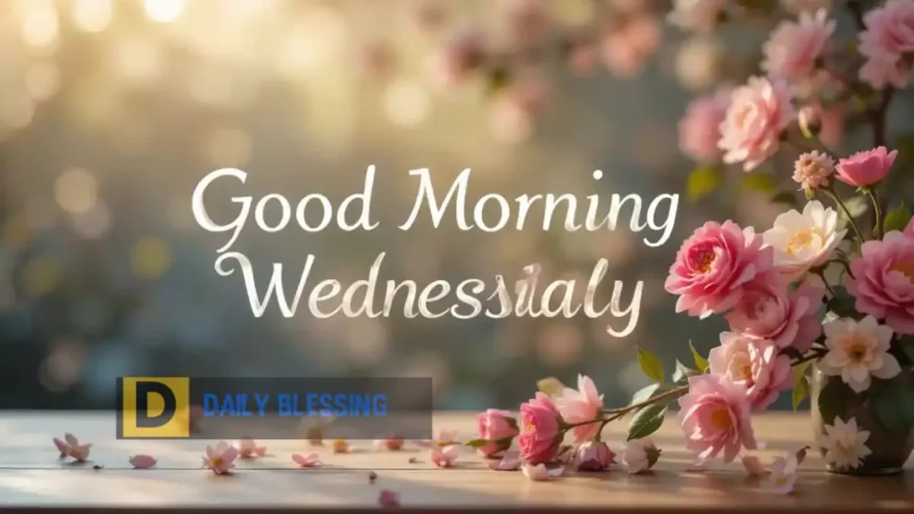 Good Morning Wednesday Blessings
