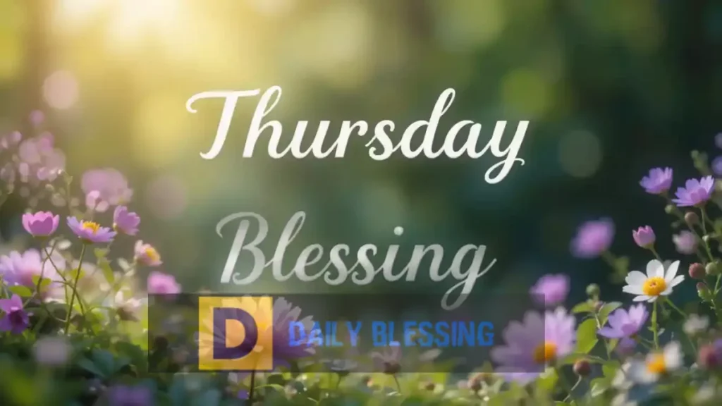 Thursday Blessings