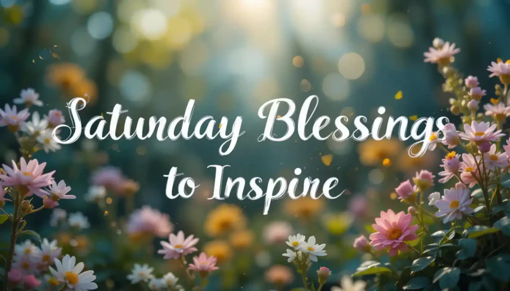 Saturday Blessings