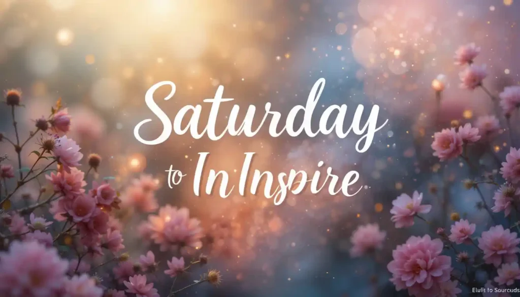 Saturday Blessings