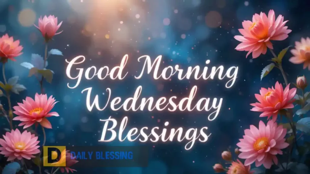 Good Morning Wednesday Blessings
